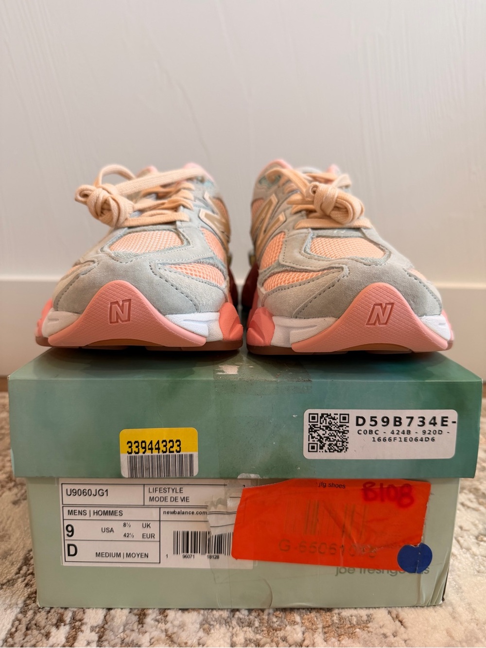 New Balance 9060 Joe Freshgoods Inside Voices Baby Shower Blue Sz 9D Mens - Picture 12 of 14